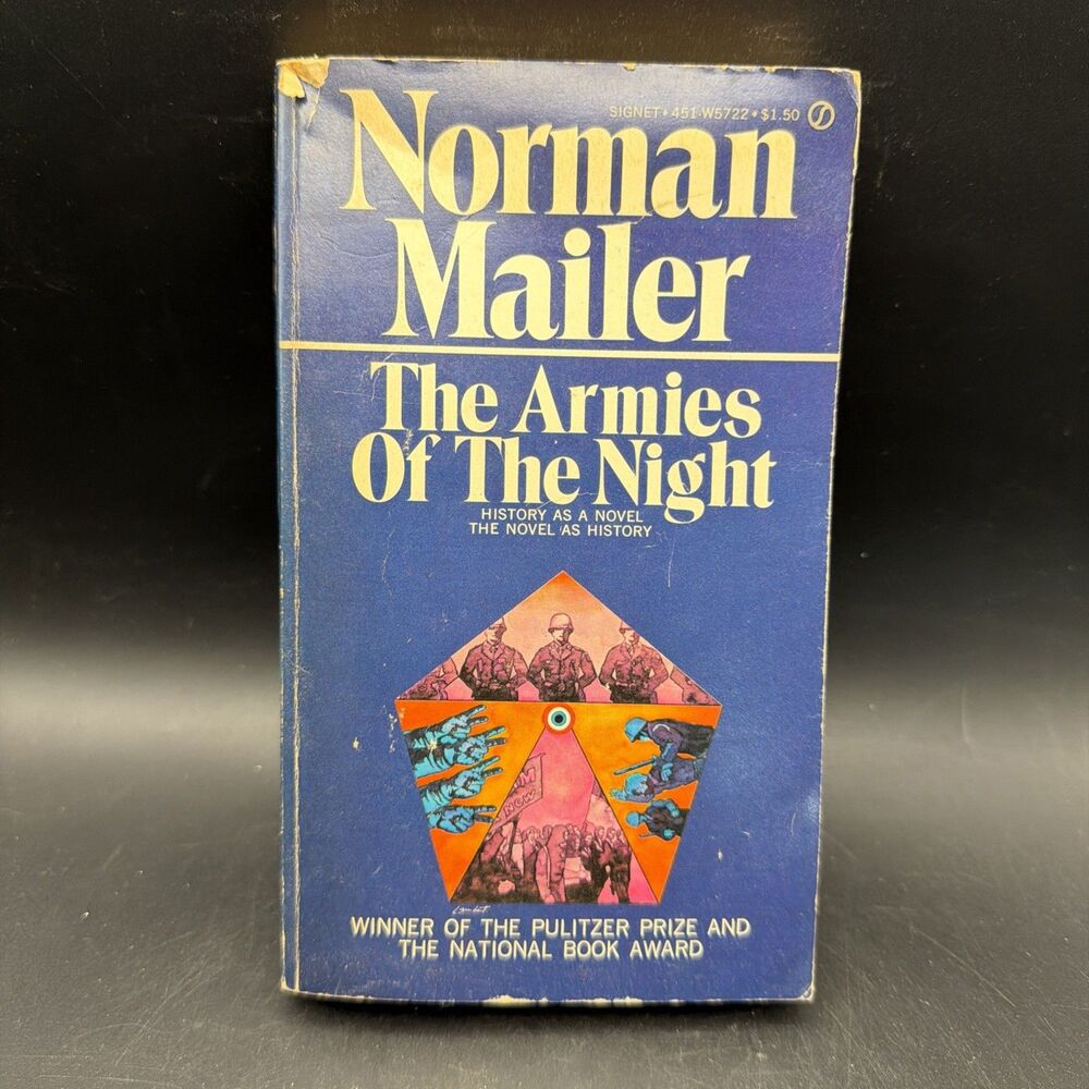 The Armies of the Night Norman Mailer Vintage 1968 Signet Paperback Pulitzer Y37
